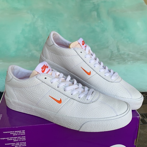 NIKE SB ZOOM BRUIN WHITE/TEAM ORANGE-WHITE MENS - Picture 7 of 16